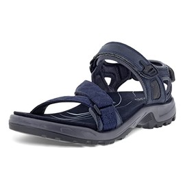 ECCO Men's Yucatan Coast Sport Sandal, Night Sky/Marine Nubuck, 13-13.5