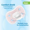 Dr. Brown's Advantage One-Piece Silicone Baby Pacifier, Fully Symmetrical Soother,