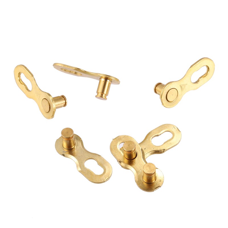 X AUTOHAUX 4 Pair 6 7 8 Speed Gold Tone