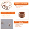 330 PCS Copper Sealing Rings Assortment Set, 12 Sizes Copper