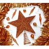 Christmas Concepts® 28cm Sparkly Tree Top Star - Luxury Christmas