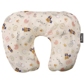 I-Planning K-7689 Rilakkuma Air Pillow, White, W14.6 x H11.0 x D4.7 inches (37 x 28 x 12 cm), Neck Pillow, For Sleeping, Traveling