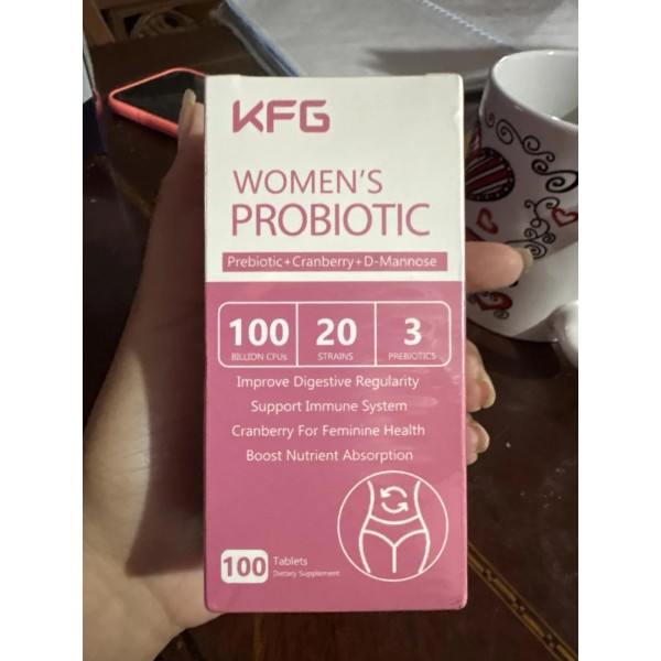 Unbranded 100 Billion CFU Women's Probiotic with D-Mannose & Cranberry
