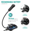 Vekkia/LuminoLite Rechargeable Amber Book Light, Clip on Lights for Reading