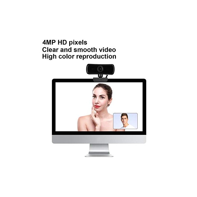 ciciglow Cámara Web 4K HD con micrófono Incorporado, cámara Web