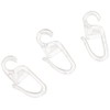 GARDINIA Curtain Rings for Curtain Rods with Diameter 16 mm