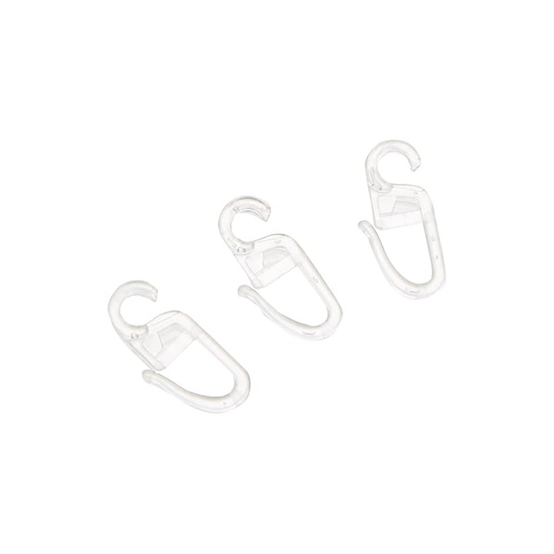 GARDINIA Curtain Rings for Curtain Rods with Diameter 16 mm