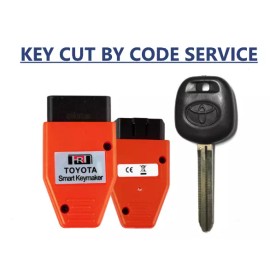 Toyota CUT BY CODE SERVICE + TOYOTA  TRANSPONDER 4D CHIP Keys With Programmer A+++