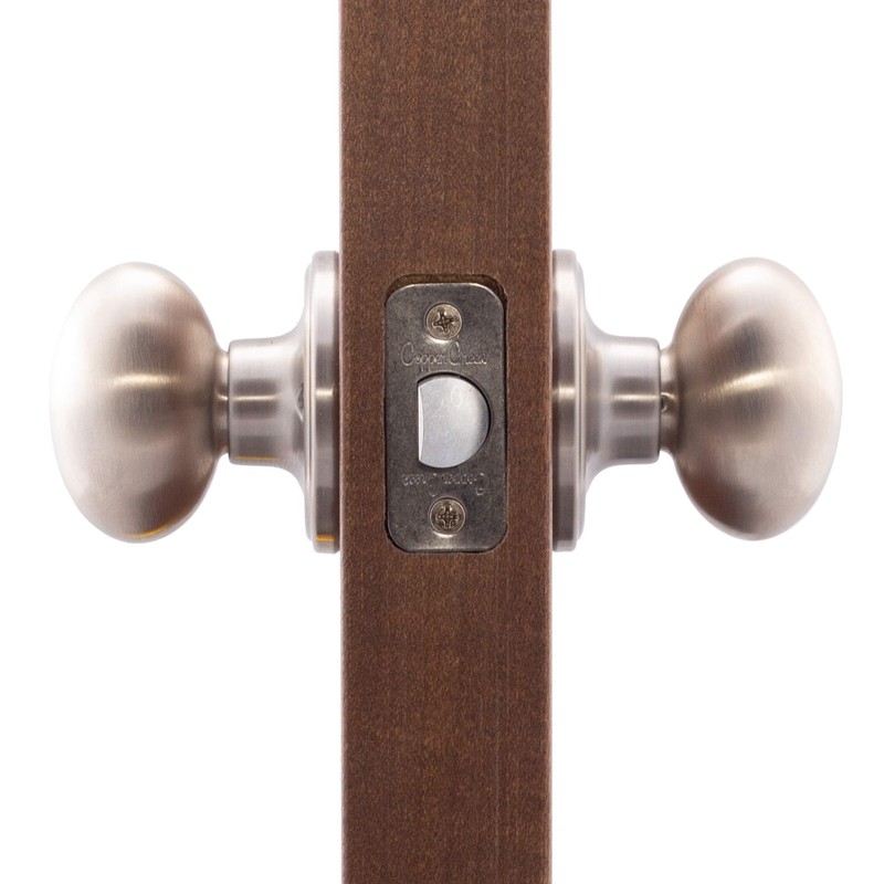 Copper Creek EK2020SS Egg Door Knob, Passage Function, 1 Pack,