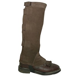 Intrepid International Deluxe Suede Half Chaps, Brown, Small