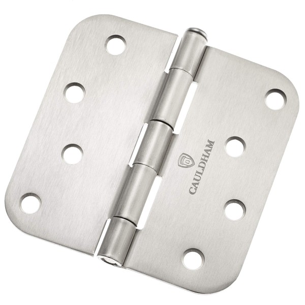 Cauldham (12 Pack) Heavy-Duty 4" Interior Door Hinges with 5/8"