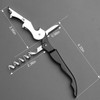 Uaorexplo Manual Wine Opener, Foldable Server Wine Key, Double Hinged