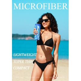 2 Pack Microfiber Lightweight Thin Beach Towel Sand Free Quick Dry Super Absorbent Large Towels for Swimming Pool Yoga Gym Travel Vacation Beach Accessories Essentials for Adults