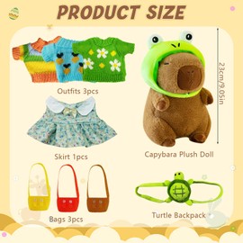 Ainvliya Capybara Plush Cuddly Toy