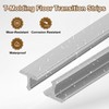 uxcell 2.9ft x 0.24" t Molding Floor Transition Strips, Aluminium