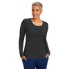 Healing Hands Mackenzie Women's Underscrub, Long Sleeve Tee with Thumbholes,