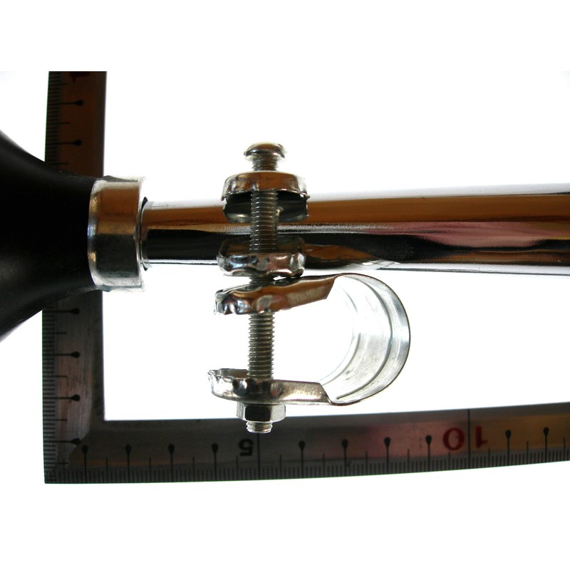 Bugle Horn Swirls & Straight Set of 2 Bicycle Horn Support