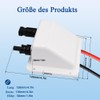 Slocable Solar Roof Feed-Out, ABS Double Cable Guide with 0.33ft