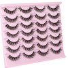 Russain Strip Lashes D Curl False Eyelashes Natural Look Wispy