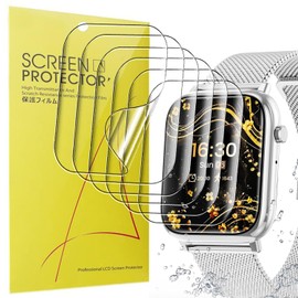 Blueshaweu Screen Protector Compatible with Loekneue Smartwatch Women's G91, HD Clear Flexible TPU Screen Protector [Pack of 6] for Loekneue G91 Smartwatch (Transparent)