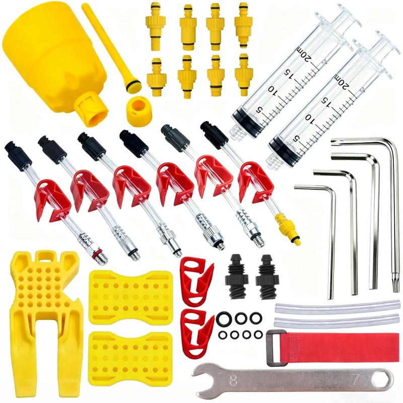 CYCOBYCO Hydraulic Disc Brake Bleed Kit, Universal Mineral Oil Bleeding