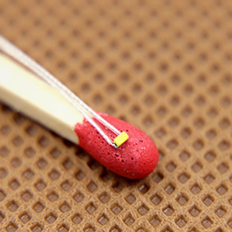 PTFE Wired SMD 0402 Chip LED Warm White 20 Pack