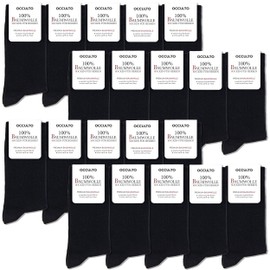 Occulto Men's 100% Cotton Socks, Pack of 10/20, Model: Ingo