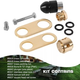 For Simmons 850 SB Yard Water Hydrant Repair Kit and Plunger 800LF-818LF 800SB