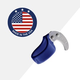 The Original Handy Safety Knife - Utility Ring Knife for Finger with Sharp, Curved Blade - Ring Size 9 - Yellow - Standard Blade - Dozen - By Handy Twine Knife