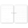 Pack of 3 Pre-Printed Microblading Exercise Skin - Permanent Makeup
