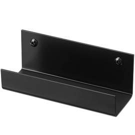 Blulu 4 Pcs Wall Mount Ladder Wall Wheelbarrow Hanger Steel Garage Storage Hook Wheelbarrow Hanger Heavy Duty Garage Storage Organizer for Hang Ladders Carts Chair Bicycle (Black)