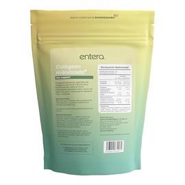 Entera | Colágeno Hidrolizado Plus AOX Support 500 g en Polvo | Vitamina C Liposomal y Cobre | Sin Sabor | 50 Porciones