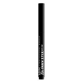 NYX Professional Makeup, Epic Inky Stix. Delineador de ojos en barra. A prueba de agua con textura cremosa. Dura hasta 24H. Fórmula vegana - Tono: Black Screen (negro mate), 0.1 gr