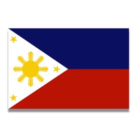 Magnet Me Up Philippines Filipino Flag Car Magnet Decal, 4x6 Inches, Heavy Duty Automotive Magnet for Car, Truck SUV