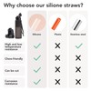TakeToday Replacement Straw 32oz & 20oz Water Bottles | Reusable