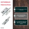 KOTARBAU® Hook Lock Sliding Gates Mortise Lock H-60 Sliding Door