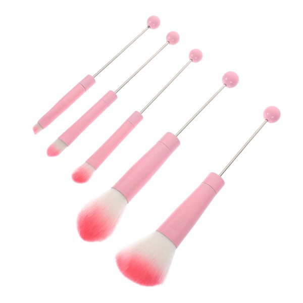 VICASKY 5pcs Handle Makeup Brush Set Versatile Foundation Blush and