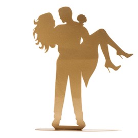 Dekora - Romantic Bride and Groom Topper for Wedding Decoration - 18 cm