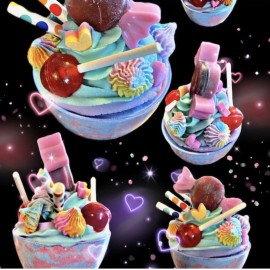 Body Ecstasy Bath Bar CandyLand Bath Bomb