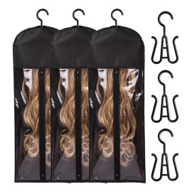 Generic . Organizador De Pelucas Con Soporte Para Extensiones De