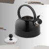Venoly 2.5 Liter Whistling Tea Kettle - Modern Stainless Steel