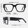 Zeelool Retro Square Eyeglasses Frame for Men with Non-prescription Clear