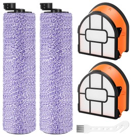 Bürste Filter Ersatzteile für Shark HydroVac XL 3 in 1 WD101 WD100 WD101C Staubsauger, HydroVac Cordless Pro XL Staubsauger WD201 WD200 WD210 AW201 WD200C WD201C Zubehör 2er Pack