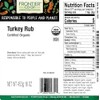 Frontier Bulk Turkey Rub Cert. Org, 1 Pound
