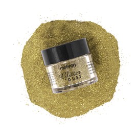 Mehron Makeup Paradise Glitter FX | Professional Cosmetic for Makeup & Art | Vibrant & Shimmering Loose Glitter .25 oz (7 g) (Gold)