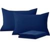 Moonlight Bedding Pillow Cases 2 Pack – Navy Pillowcases Envelope