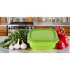 COMPAC HOME Square Bowl Container - 7oz - Light Green