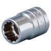 KTC Socket 12-Point B4-18W-H Drive: 0.5 Inch (12.7 mm)