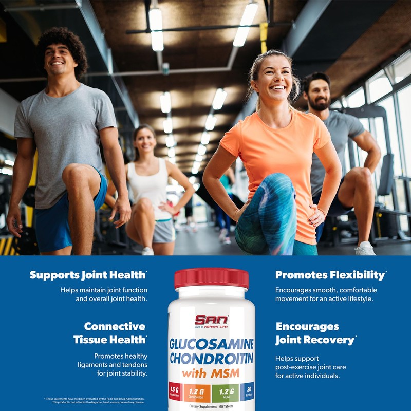 SAN Premium Glucosamine Chondroitin with MSM Complex for Joint Support