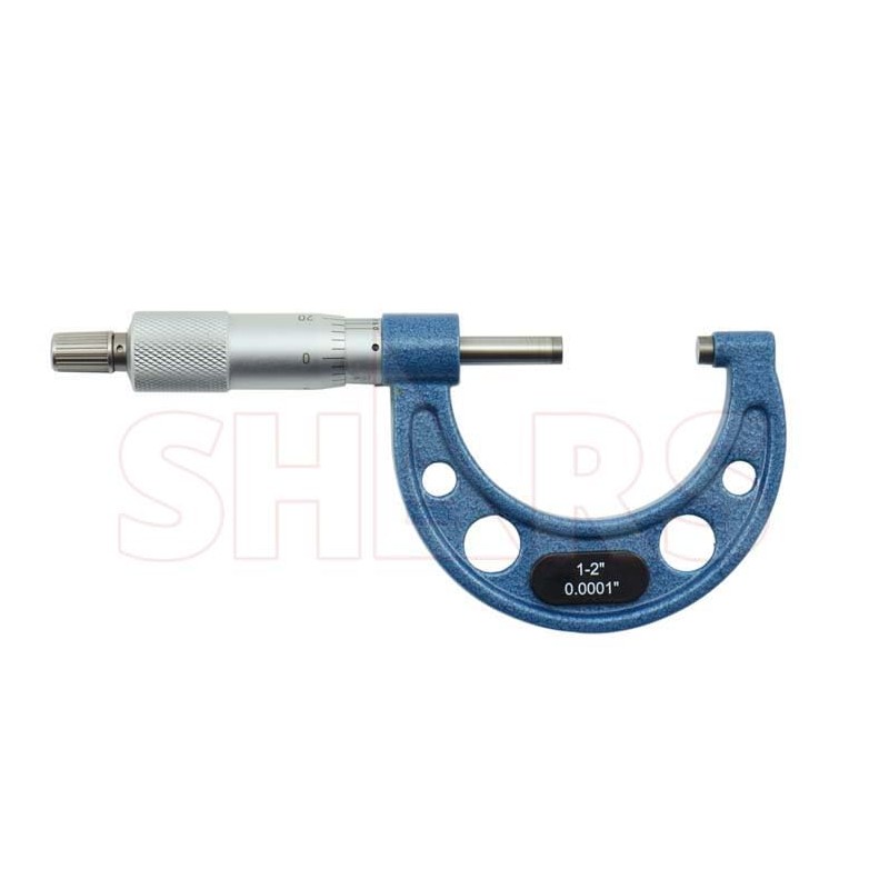 Shars 0-6" Premium Outside Micrometer 0.0001" Precision Solid Metal Frame